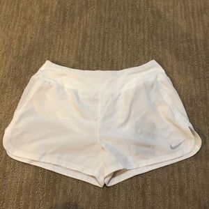 NWT white nike dry fit shorts